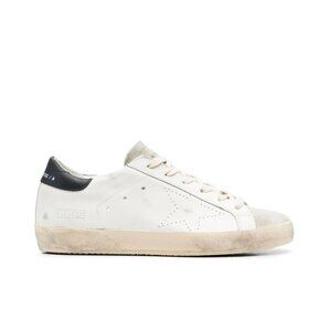 Golden Goose Super-Star Distressed White / Ice / Black Sneakers